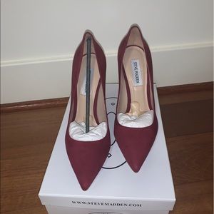 Steve Madden Primpy Heels in Burgundy